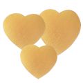 1 Pound- Heart Shape Golden Cake board 7.5 inch (5 Pcs of pack). 