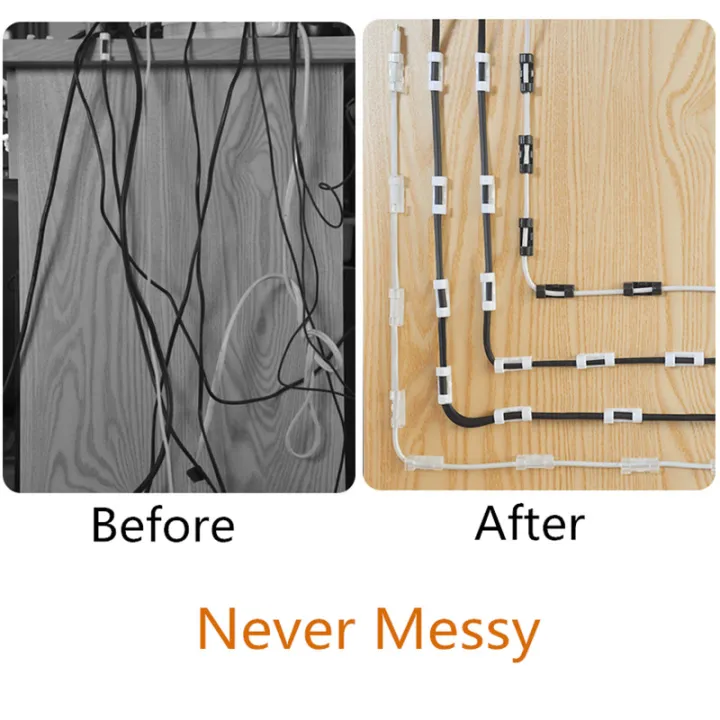20Pcs%20Cable%20Organizer%20Clips%20Cable%20Management%20Desktop%20Workstation%20Wire%20Manager%20Cord%20Holder%20Usb%20Charging%20Data%20Line%20Winder%20-%20Image%202