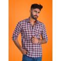 Stylish Cotton Full Sleeve Cheek Shirt For Men. 