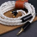 OPENHEART 8 Core Silver Plated Copper Replace Earphone Cable 3.5mm/2.5mm/4.4mm MMCX/0.78 2Pin/QDC Balance Upgrade Cable.