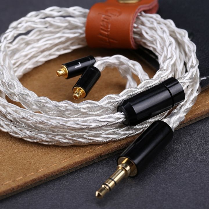 OPENHEART%208%20Core%20Silver%20Plated%20Copper%20Replace%20Earphone%20Cable%203.5mm/2.5mm/4.4mm%20MMCX/0.78%202Pin/QDC%20Balance%20Upgrade%20Cable%20-%20Image%205