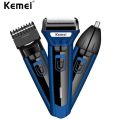 Kemei Km-6330 3 In 1 Professional Hair Trimmer Super Grooming Kit Shaver Clipper Nose Trimmer 3. 