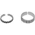 Every bet must win, artifact, mahjong ring, women's niche, retro, old-fashioned, ring, men's god of war, fashion, personality, index finger. 