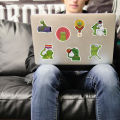 【3C VictoryEagle】50pcs/pack Frog PEPE Graffiti Stickers For Gift Bicycle Computer Notebook Car Children's Toy.