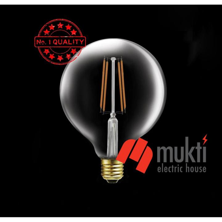 Imported China Vintage Filament G125 Bulb Big Dimmable LED Retro Edison Carbon Incandescent Tungsten Antique Lamp