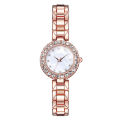 Upgrade Your Look with The 6Pcs Diamond Luxury Casuals Fashion Watch Set and Jewelry for Women Elegant Luxury Women Watch Party Matching Popular Jewelry. 