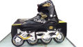 রোলার স্কেট জুতা ইনলাইন 84mm চাকা-আকার-l (39-42) - skating shoes. 