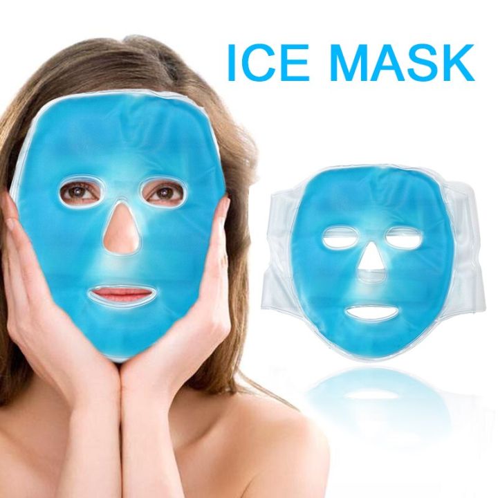 Skin Care Tool Facial Ice Pack Cooling Pvc Ice Gel Face Mask Sleep Mask Anti Wrinkle Skin Firming Spa Hot Cold Therapy