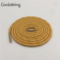 LSGS Coolstring Cool 4.5mm Wear Resistant Mountaineering Shoelaces Olivary Wave Round Sneakers Travel Shoes Laces For Martin Boots. 
