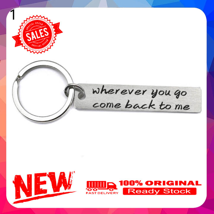 【Universal Car Parts Store】（NEW）[Daily Necessities For Anyone Store]Go Come Back to Me Pendant Key Ring Holder Gift Decor