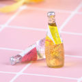 【Hottest Trends】 5Pcs 1/12 Miniature food mini fruit drink model for dollhouse kitchen toys ZH. 