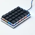 Mini Black 24 Keys Custom Mechanical Keyboard 16 Keys Programmable Gaming Keyboard Sayo Device Shortcut Keypad for Office. 
