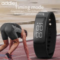 Addies Plastic Smart Bracelet Watch Calorie Counter Digital LCD Fitness Monitoring Exercise Pedometer Waterproof Wrist.