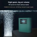 Ultra Silent Aquarium Aerator Lithium Battery Outdoor Fishing Oxygen Pump Rechargeable High-power Portable 3w-7.5w Air Pump.