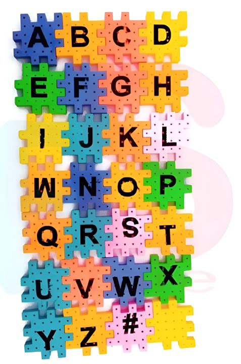 Blocks for kids Blocks set ABCD Letter blocks বাচ্চাদের ব্লকের জন্য ব্লক সেট সেট - toys