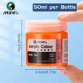 Marie's Professional Acrylic Color Set 50ml - 12 Colors.