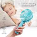 Mini Portable Fan Battery Operated, Powerful USB Table Fan, 3 Speed Quiet Rechargeable Fan with Less Vibration,  Personal Mini Fan for Home Office Stroller Camping (Black). 