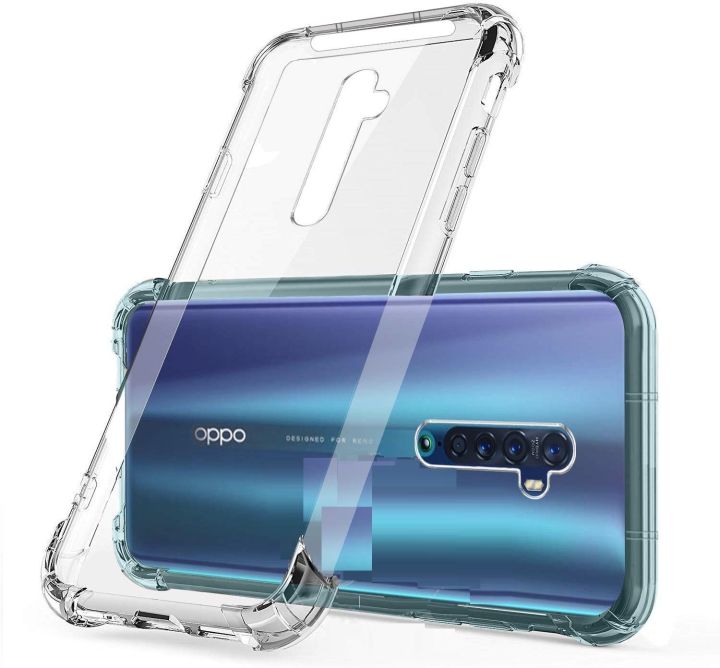 Oppo Reno 2F / Reno 2Z Premium Silicone Case Crystal Clear Soft TPU Ultra-Thin Transparent Flexible Protective Mobile Phone Back Cover