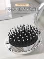 Folding Mini Small Comb Portable Portable Carrying Children's and Women's Mirror Airbag Integrated Compact Massage Cushion Comb. 