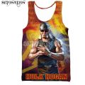 Hulk Hogan vest men/women New fashion cool 3D printed vest summer casual Harajuku style streetwear tops dropsping. 