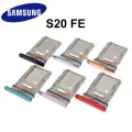 Sim Tray For Samsung Galaxy S20 FE S20fe Dual Sim Slot Holder Reader Socket Replacement Part.