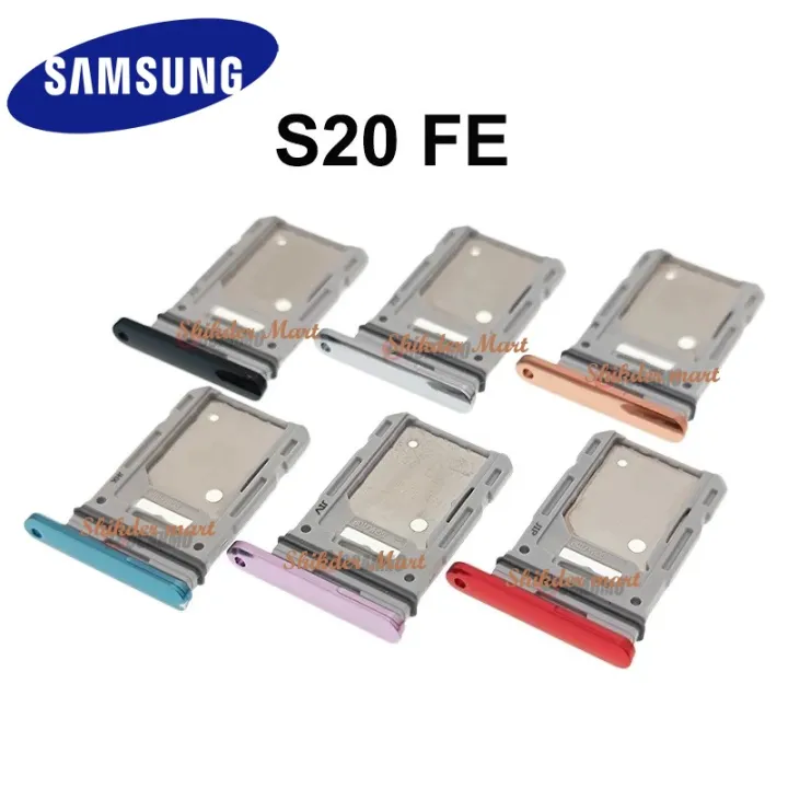 Sim%20Tray%20For%20Samsung%20Galaxy%20S20%20FE%20S20fe%20Dual%20Sim%20Slot%20Holder%20Reader%20Socket%20Replacement%20Part%20-%20Image%203