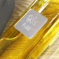 500ml Glass Oil Dispenser Bottle for Kitchen Stainless Steel Leak-Proof Cork Transparent Oil Pourer and Holder.