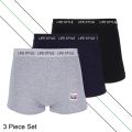 3 piece underwear boxer for men set boxer trunks - LIFE STYLE.