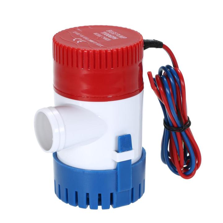 12V Electric Pump 1100GPH Marine Bilge Pump Submersible Boat Water Pump