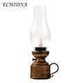ECHIDNA Electronic Oil Lamp Creative 80s Retro LED Decorative Candle.