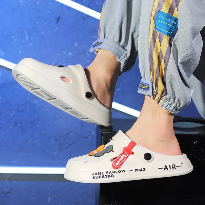 Beach%20Casual%20Breathable%20Crocs%20Style%20Men%20Sandals%20Kasut%20Selipar%20Lelaki%20-%20Image%204