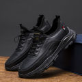 Shoes Men's Shoes Autumn and Winter Sneakers 2023 New Casual Leather Men's Fleece-Lined Breathable Clunky Sneakers Men's.