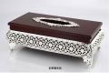 classical luxury European-style classical luxury high-end tissue box gold-plated pumping tray gift tissue holder.