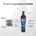 Handheld temperature and humidity meter can be switched at ?/? - blue+black.