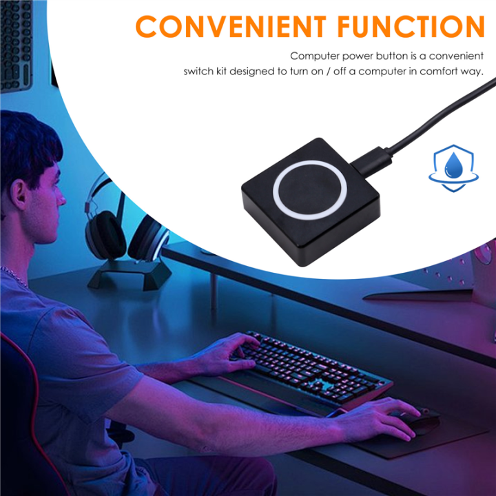 PC%20Power%20Button%20Desktop%20Power%20Switch%20PC%20External%20Start%20Power%20on/Off%20Button%20Magnetic%20Self-Reset%20Button%20Metal%20Shell%20RGB%20-%20Image%202