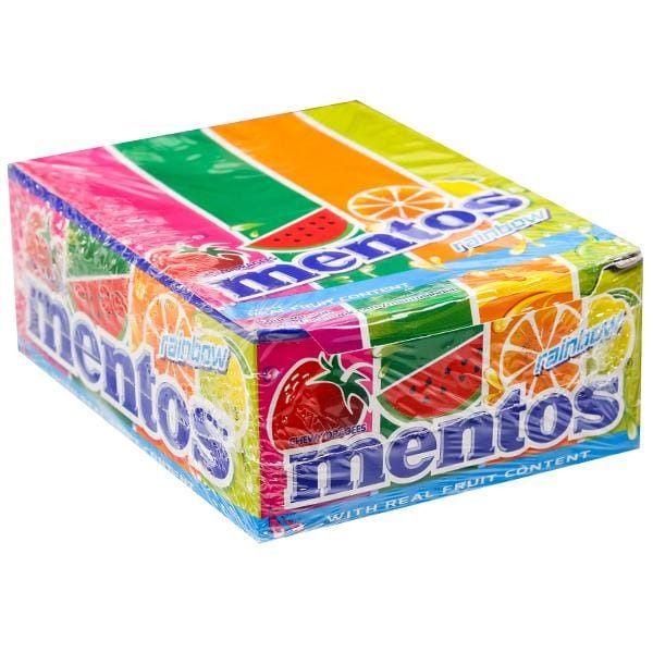 Mentos  Chewy Candy Roll (28.6g*30pcs) full box paikari