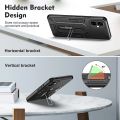 Luxury Invisible Bracket Case for Tecno Camon 19 Neo Camon19Neo Finger Ring Buckle Holder Shockproof Phone Cover TecnoCamon19Neo.