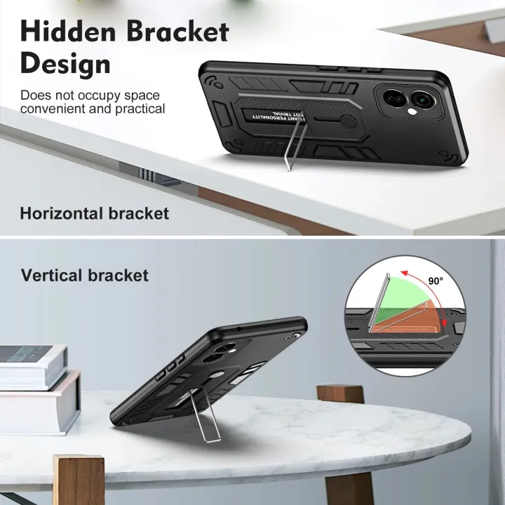 Luxury%20Invisible%20Bracket%20Case%20for%20Tecno%20Camon%2019%20Neo%20Camon19Neo%20Finger%20Ring%20Buckle%20Holder%20Shockproof%20Phone%20Cover%20TecnoCamon19Neo%20-%20Image%204