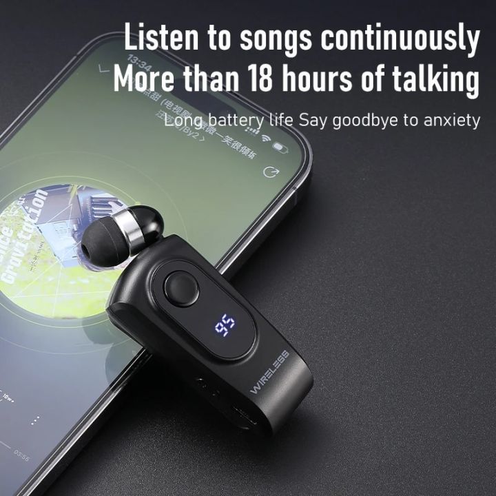 Wireless%20Bluetooth%20Headset%20Clip%20Ears%20In%20Lotus%20With%20Wire%20Headphone%20Retractable%20Wire%20Stereo%20Handsfree%20Earbuds%20Ear%20Blues%20For%20Phone%20-%20Image%202