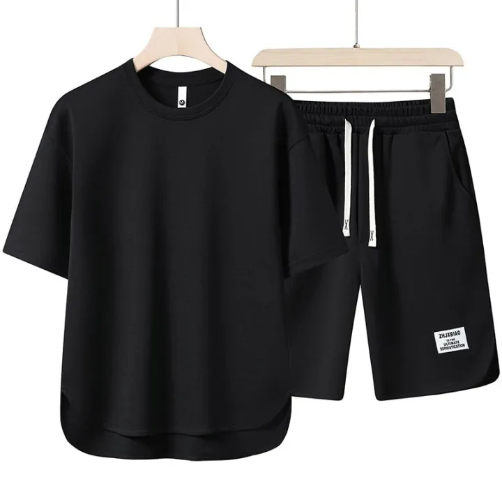 Summer%20Loose%20Men's%20Suit%20Casual%20New%20Set%20Korean%20Style%20Short%20SleeveTMen's%20T-shirt%20plus%20Size%20Two-Piece%20Suit%20-%20Image%206
