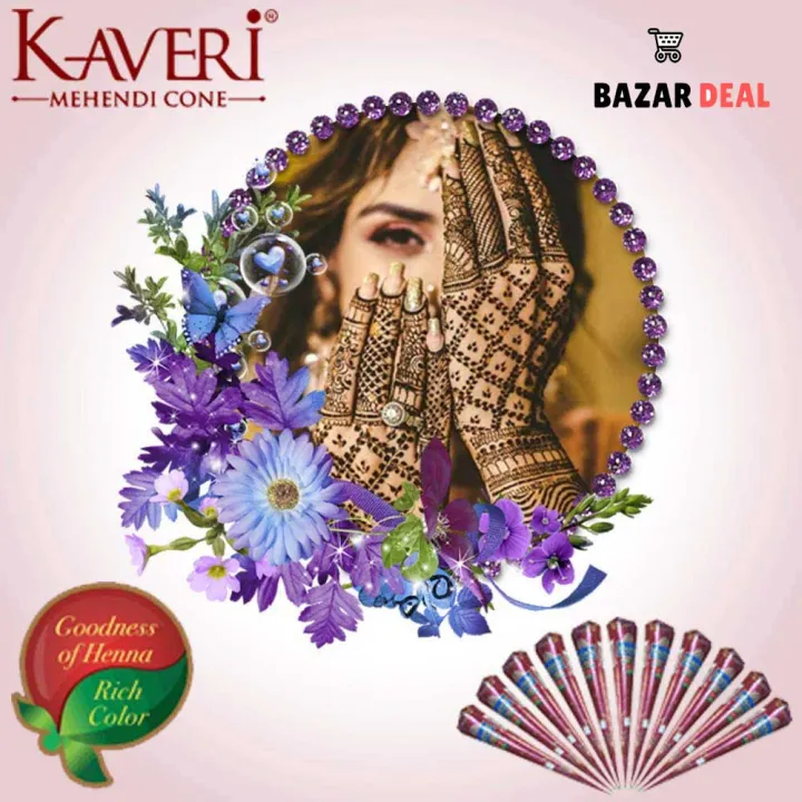 Kaveri%20Natural%20Cone%20Mehedi%20-%2012%20PCS%20(INDIAN)%20-%20Image%203