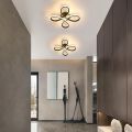 LED Ceiling Lights, Creative Flower Shape LED Ceiling Lamp, Chandeliers Ceiling Light for living Room 3 Color White, Warm, Natural White Bedroom Kitchen.