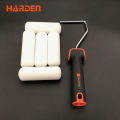 Harden 4" 7Pcs Roller Brush Set Cost-effective smart paint roller, painting rollers and brushes, microfiber paint roller set 620133. 