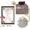 Customised Wedding/Nikah Combo set: Nikah Mirror, Nikah Pen, Nikah Nama For Wall Decor photo frame design. 