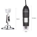 1600X USB Portable Mini Electronic Microscope Handheld Digital Magnifier for Laptop Desktop Insect kin Plant Observation Industrial Testing Circuit Board Detection Knitwear Testing. 