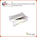Good Luck Business/Visiting Card Holder Transparent 1pcs.
