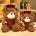 Cute Bear Plush Toy Stuffed Soft Kawaii Teddy Bear Animal Dolls Graduation Gifts For Kids Children Student Girls. 
