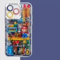 Super Mario Bros Game Case For Iphone 15 Pro Max 16 11 14 13 12 X XS XR 7 8 Plus Cover Silicone Funda Transparent. 