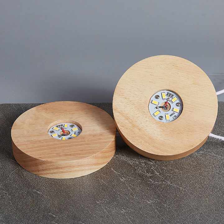 10cm%20Wood%20Light%20Base%20Rechargeable%20Wooden%20LED%20Light%20Rotating%20Display%20Stand%20Lamp%20Holder%20Lamp%20Base%20Art%20with%20Power%20adapter%20Cherry%20Super%20Store%20-%20Image%204