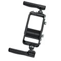 Universal Smartphone Video Rig with Handles 67mm Filter Adapter- Phone Cage Included.